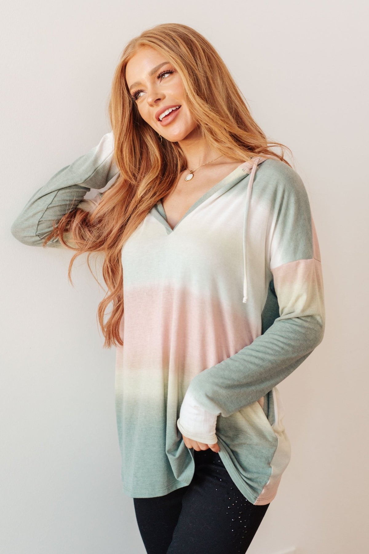 Hazy Horizon Ombre Hoodie - Happily Ever Atchison Shop Co.