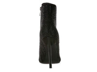 HEAD ON Faux Suede Diamante Ankle Boots - Happily Ever Atchison Shop Co.