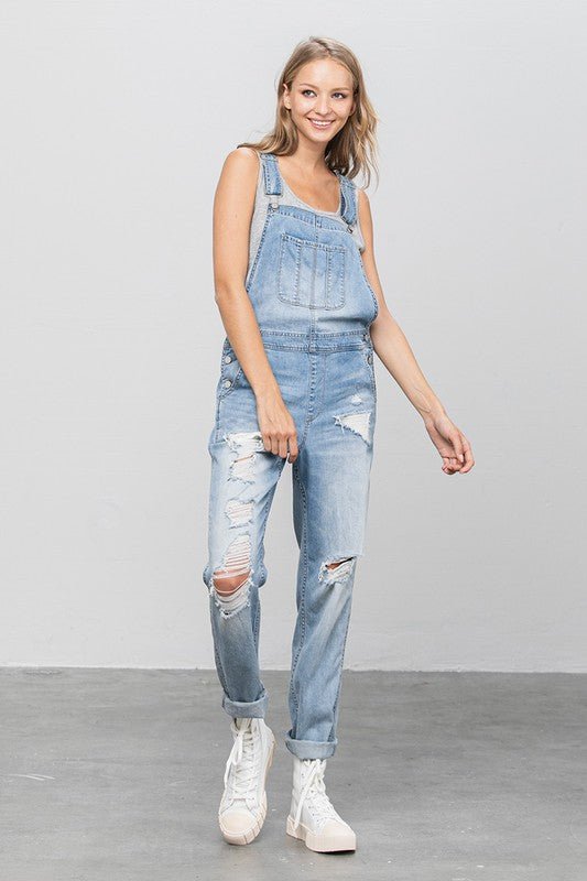 HEAVY BODY PREMIUM DESTROY OVERALLS - Happily Ever Atchison Shop Co.