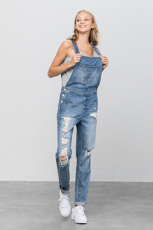 HEAVY BODY PREMIUM DESTROY OVERALLS - Happily Ever Atchison Shop Co.