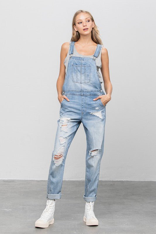 HEAVY BODY PREMIUM DESTROY OVERALLS - Happily Ever Atchison Shop Co.