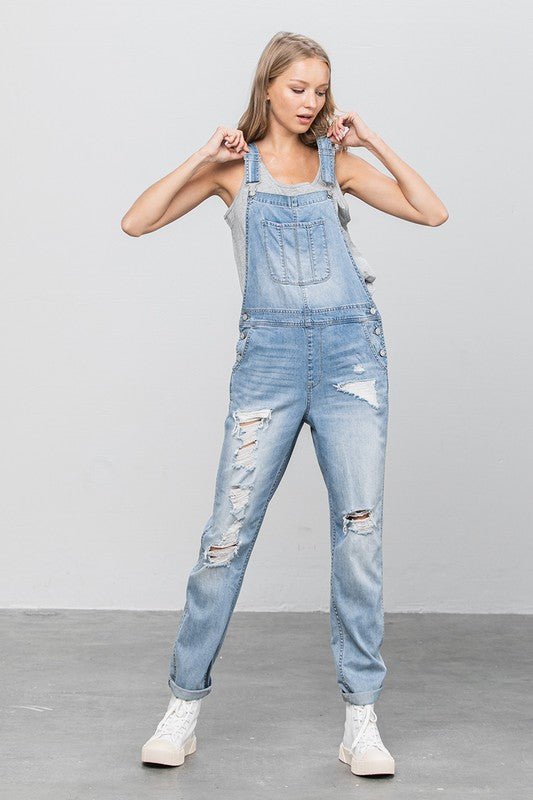 HEAVY BODY PREMIUM DESTROY OVERALLS - Happily Ever Atchison Shop Co.