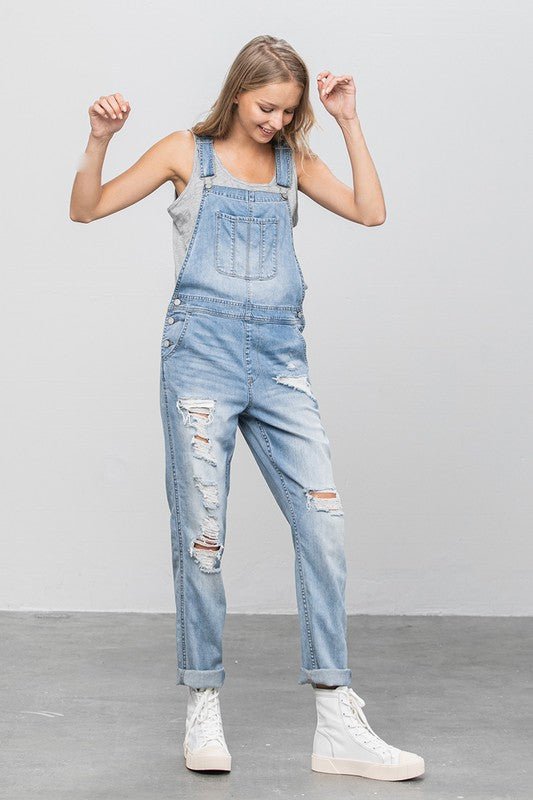 HEAVY BODY PREMIUM DESTROY OVERALLS - Happily Ever Atchison Shop Co.