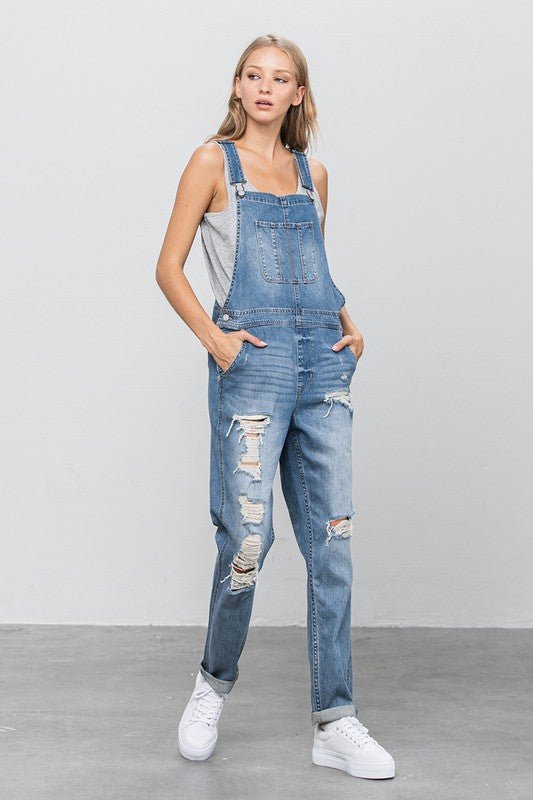 HEAVY BODY PREMIUM DESTROY OVERALLS - Happily Ever Atchison Shop Co.