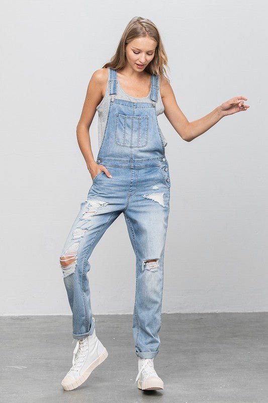 HEAVY BODY PREMIUM DESTROY OVERALLS - Happily Ever Atchison Shop Co.