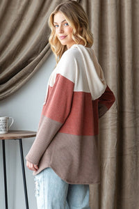 Heimish Color Block Long Sleeve Hoodie - Happily Ever Atchison Shop Co.