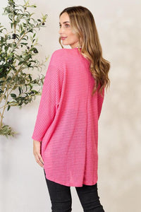 Heimish Full Size Open Front Long Sleeve Cardigan - Happily Ever Atchison Shop Co.