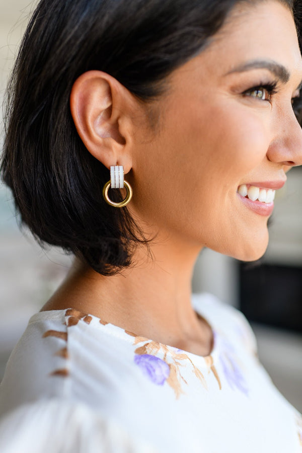 High Class Hoop Earrings - Happily Ever Atchison Shop Co.