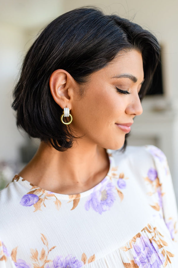 High Class Hoop Earrings - Happily Ever Atchison Shop Co.
