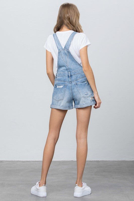 HIGH RISE SHORTALL OVERALL - Happily Ever Atchison Shop Co.