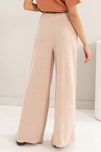 High Rise Wide Leg Drawstring Pants - Happily Ever Atchison Shop Co.
