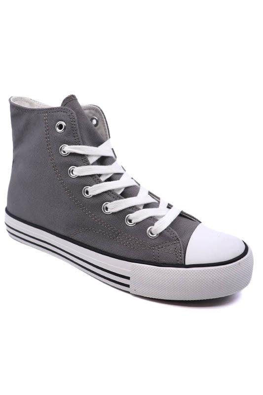 High Top Canvas Sneaker - Happily Ever Atchison Shop Co.