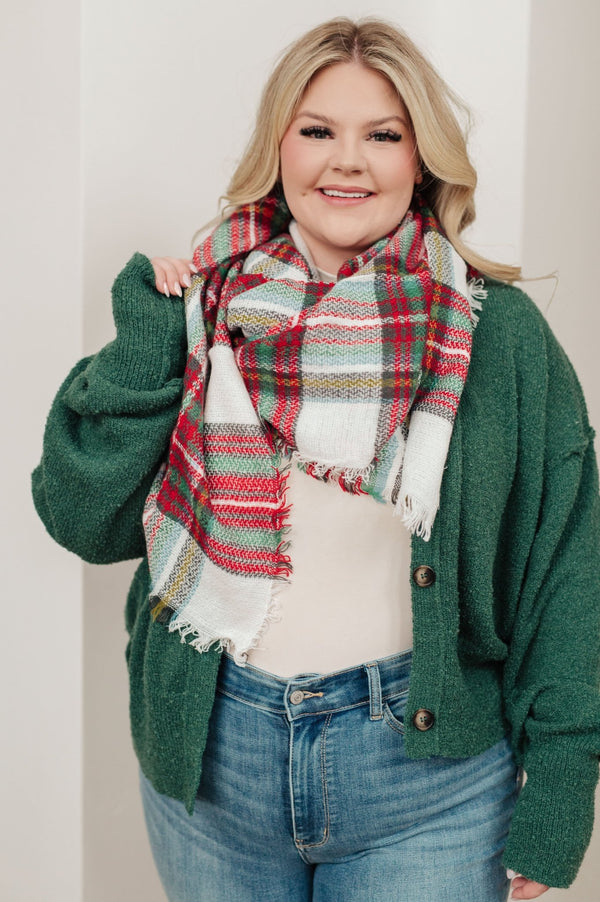 Holiday Plaid Scarf - Happily Ever Atchison Shop Co.
