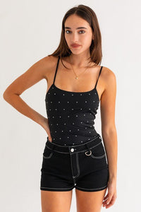 Hot Fix Sleeveless Bodysuit - Happily Ever Atchison Shop Co.