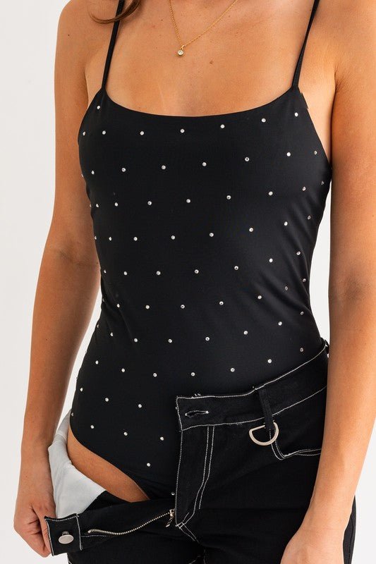 Hot Fix Sleeveless Bodysuit - Happily Ever Atchison Shop Co.