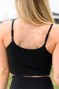Hot Yoga Tank in Black - Happily Ever Atchison Shop Co.