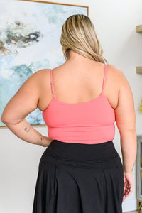 Hot Yoga Tank in Coral Rose - Happily Ever Atchison Shop Co.