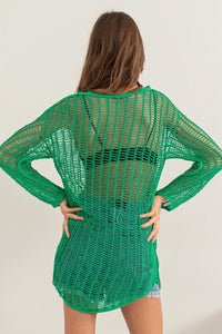 HYFVE Crochet Long Sleeve Cover Up - Happily Ever Atchison Shop Co.