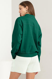 HYFVE Half Zip Drop Shoulder Sweatshirt - Happily Ever Atchison Shop Co.