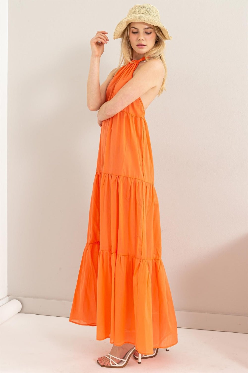 HYFVE Halter Neck Cover Up Maxi Dress - Happily Ever Atchison Shop Co.