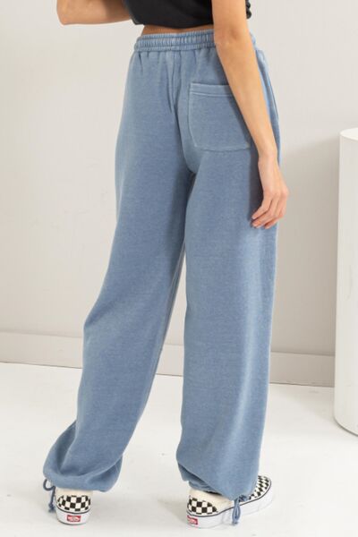 HYFVE Stitched Design Drawstring Sweatpants - Happily Ever Atchison Shop Co.