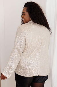 I Know You're Busy Sequin Blazer - Happily Ever Atchison Shop Co.