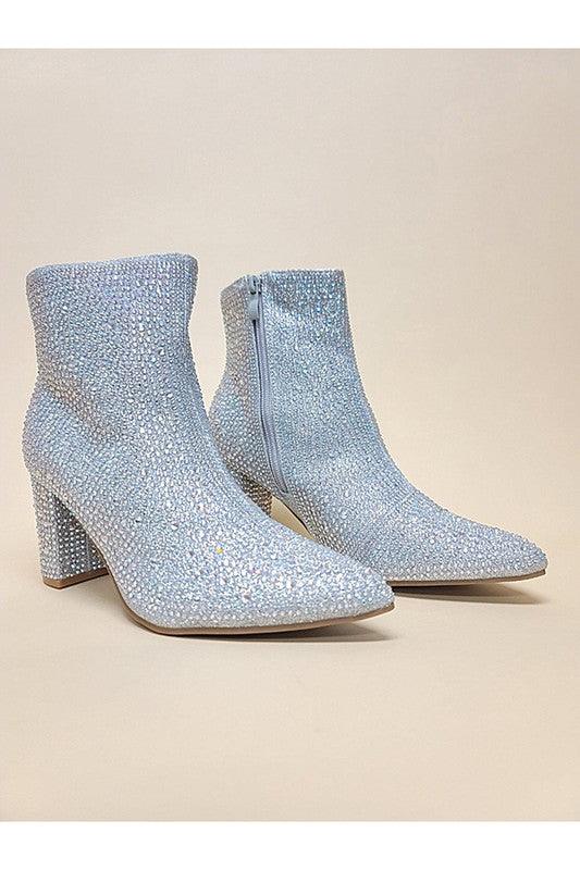 ICEBERG - 12 - RHINESTONE CASUAL BOOTS - Happily Ever Atchison Shop Co.