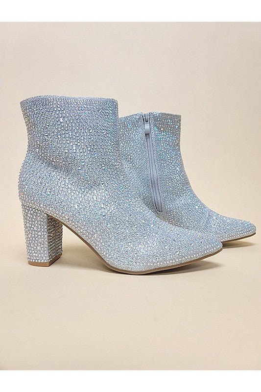 ICEBERG RHINESTONE CASUAL BOOTS - Happily Ever Atchison Shop Co.