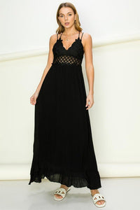 In Love Bustier Lace Maxi Dress - Happily Ever Atchison Shop Co.