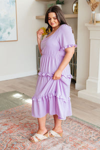 In My Carefree Era Tiered Ruffled Dress - Happily Ever Atchison Shop Co.