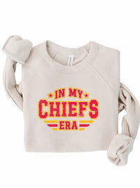 In My Chiefs Era Premium Bella Canvas Sweatshirt - Happily Ever Atchison Shop Co.