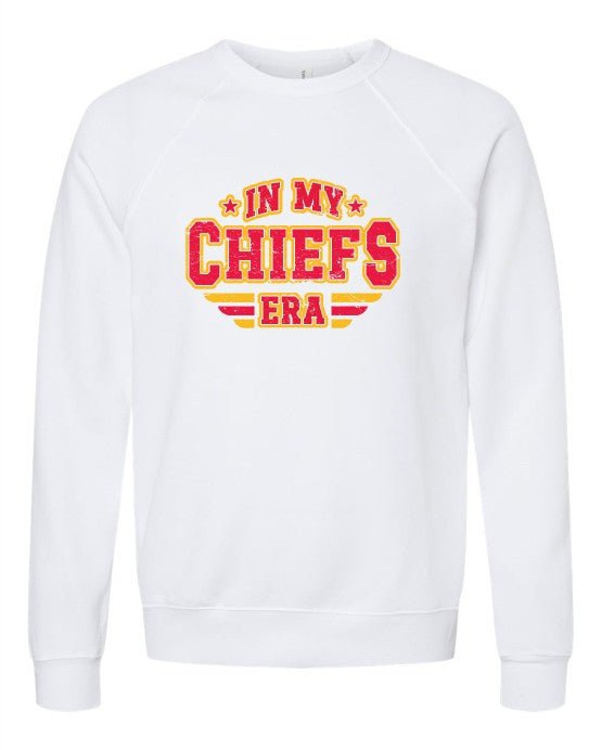 In My Chiefs Era Premium Bella Canvas Sweatshirt - Happily Ever Atchison Shop Co.