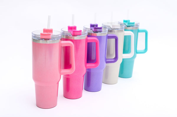 Insulated Shimmer Tumbler in Five Colors - Happily Ever Atchison Shop Co.
