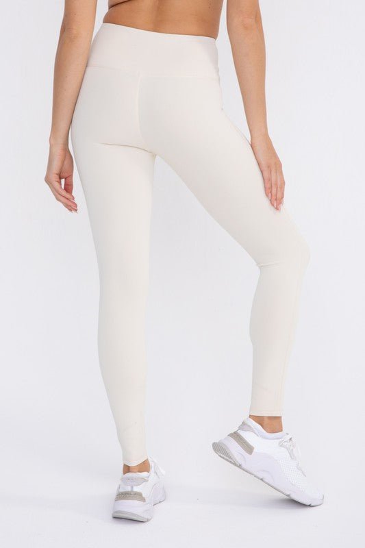 Jacquard Ribbed High - Waisted Leggings - Happily Ever Atchison Shop Co.