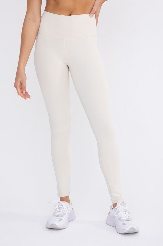 Jacquard Ribbed High - Waisted Leggings - Happily Ever Atchison Shop Co.