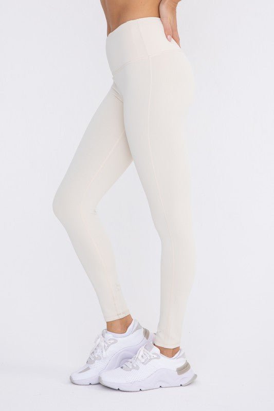 Jacquard Ribbed High - Waisted Leggings - Happily Ever Atchison Shop Co.