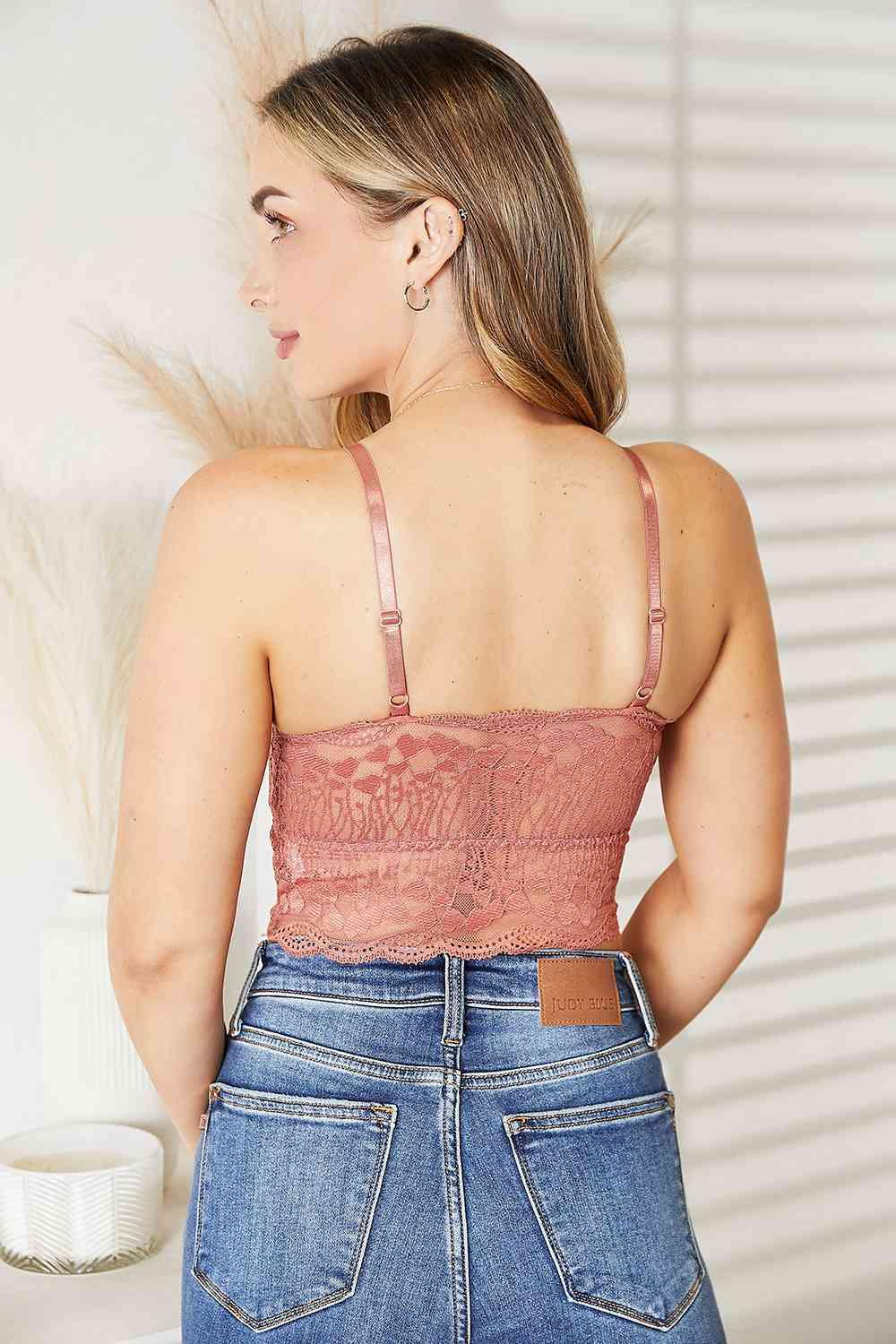 JadyK Luna Crisscross Front Lace Bralette - Happily Ever Atchison Shop Co.