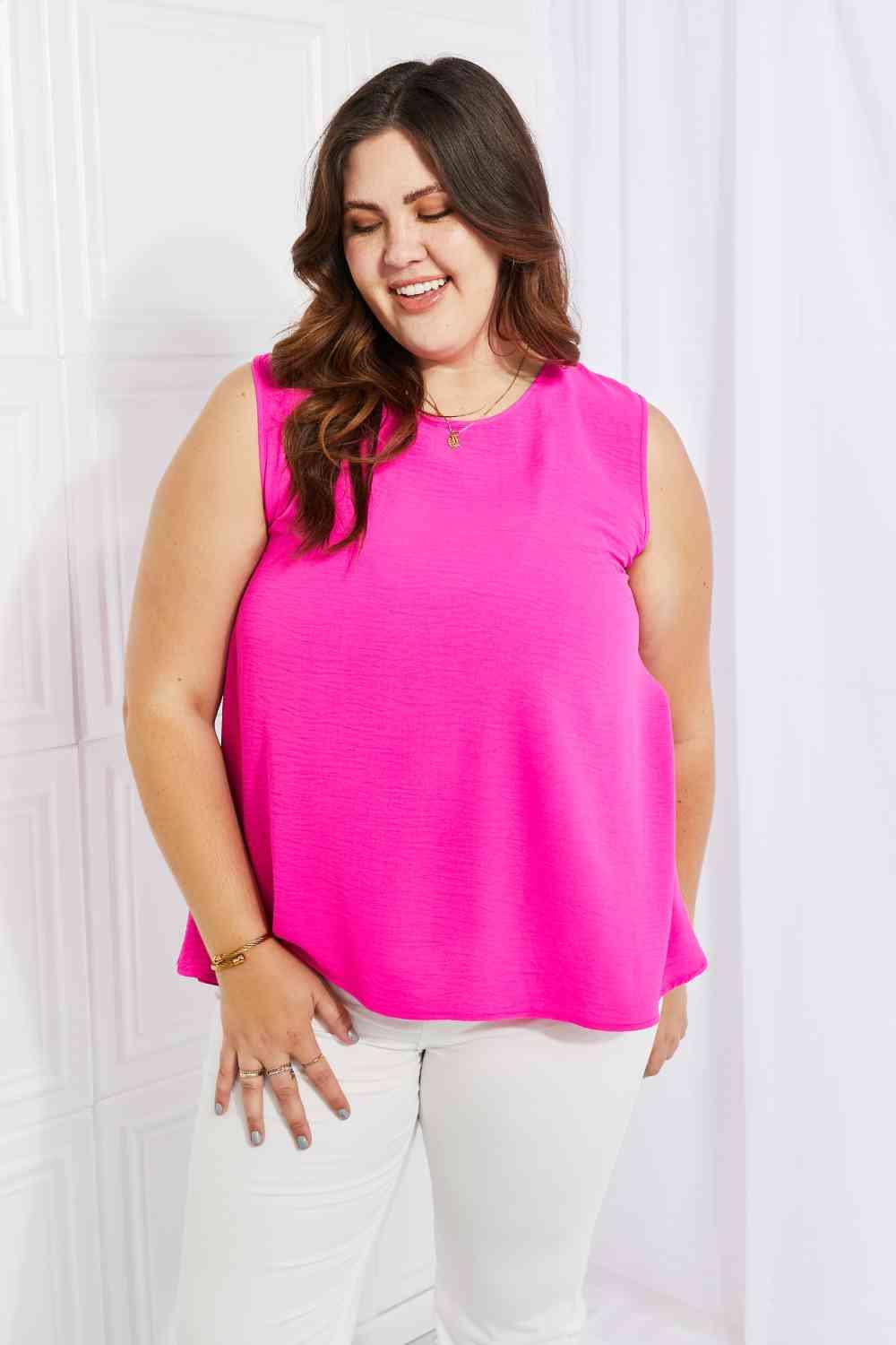 Jodifl Sweet Rays Full Size Flared Tank - Happily Ever Atchison Shop Co.