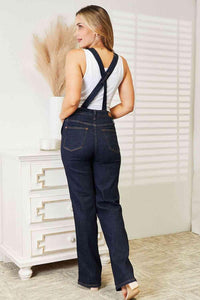 Judy Blue Full Size High Waist Classic Denim Overalls - Happily Ever Atchison Shop Co.