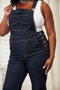Judy Blue Full Size High Waist Classic Denim Overalls - Happily Ever Atchison Shop Co.
