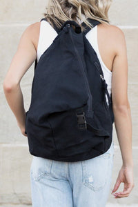 Kai Asymmetric Canvas Backpack - Happily Ever Atchison Shop Co.