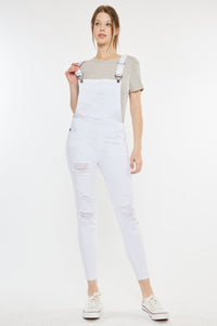 Kancan Distressed Skinny Denim Overalls - Happily Ever Atchison Shop Co.