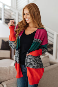 Keep it Cozy Striped Cardigan - Happily Ever Atchison Shop Co.