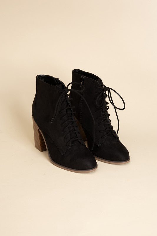 Kidman Lace Up Boots - Happily Ever Atchison Shop Co.