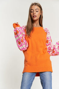 Knit Crochet Detailed Long Sleeve Sweater - Happily Ever Atchison Shop Co.