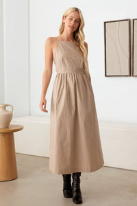 LE LIS Tie Back Backless Cami Dress - Happily Ever Atchison Shop Co.