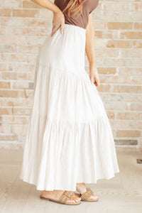 Let It Begin Tiered Maxi Skirt - Happily Ever Atchison Shop Co.