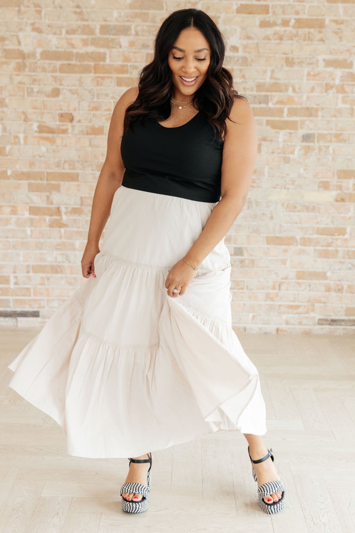 Let It Begin Tiered Maxi Skirt - Happily Ever Atchison Shop Co.