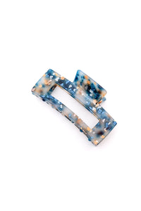 Life's A Party Confetti Claw Clip In Teal - Happily Ever Atchison Shop Co.