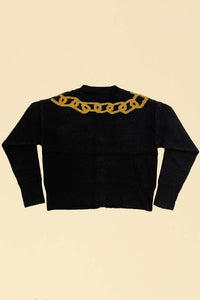 Lock and key cropped cardigan - Happily Ever Atchison Shop Co.